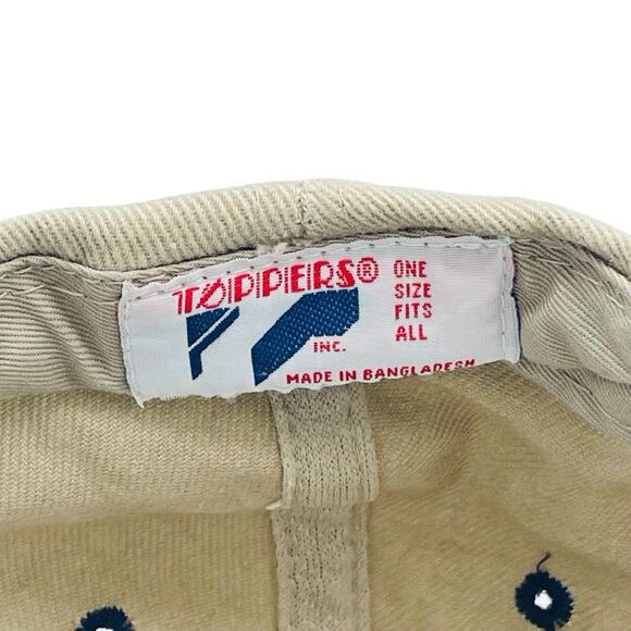 Vintage UPS Hat Adult Tan Blue Snapback Cap - Picture 5 of 5